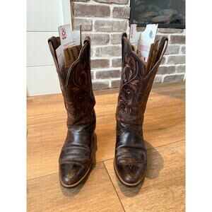 TWISTED X WOMEN'S WESTERN PERFORMANCE BOOTS BROWN LEATHER SIZE 5.5 B